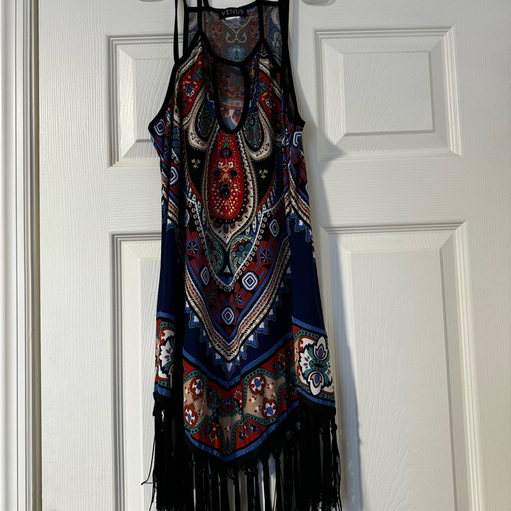Venus Women's Multicolor Fringe Shirt